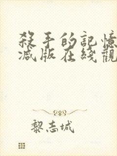 杀手的记忆法删减版在线观看