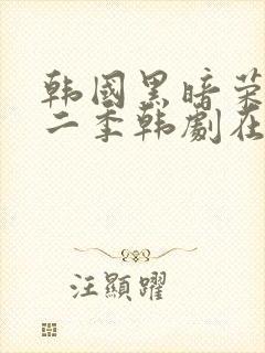 韩国黑暗荣耀第二季韩剧在线观看封面