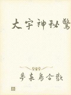 大宇神秘惊奇封面