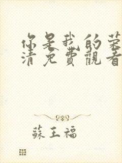 你是我的荣耀高清免费观看完整版