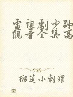 电视剧少帅免费观看全集高清