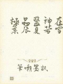 极品医神在都市叶辰夏若雪最新章节