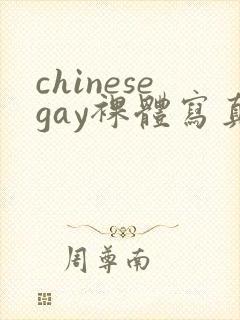 chinesegay裸体写真封面