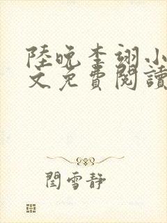 陆晚李翊小说全文免费阅读无弹窗