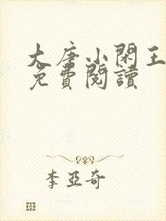 大唐小闲王李慎免费阅读封面