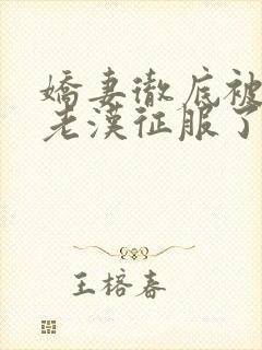 娇妻彻底被门卫老汉征服了封面