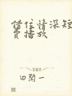 错位情深短剧免费播放