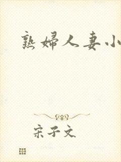 熟妇人妻小说