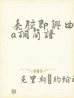 秦腔即兴曲二胡a调简谱