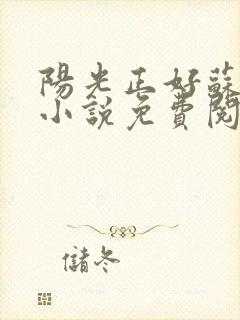 阳光正好苏玥玥小说免费阅读