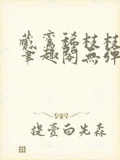 藏鸾稀枝枝小说笔趣阁无弹窗