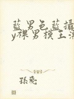 蓝男色蓝摄gay裸男模王瀚