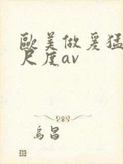 欧美做爰猛烈大尺度av