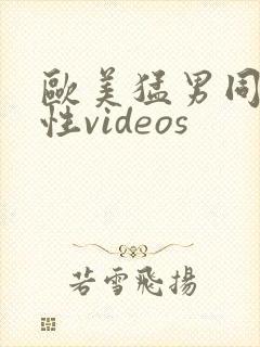 欧美猛男同志同性videos