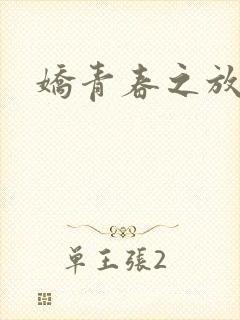 娇青春之放纵封面