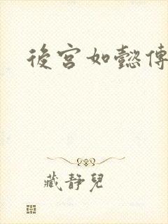 后宫如懿传小说