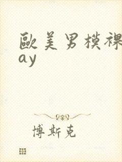 欧美男模裸体gay