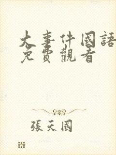 大事件国语电影免费观看