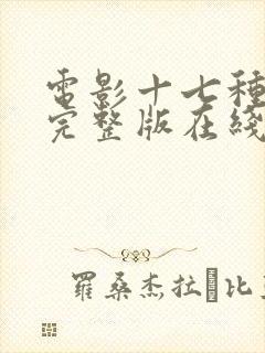 电影十七种幻想完整版在线播放封面