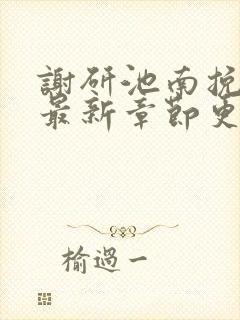 谢研池南挽小说最新章节更新时间