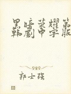 黑暗荣耀第二季韩剧中字版全集封面