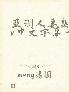 亚洲人妻熟女av中文字幕一区二三区在线