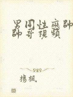 男同性恋帅哥操帅哥视频
