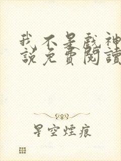 我不是戏神的小说免费阅读