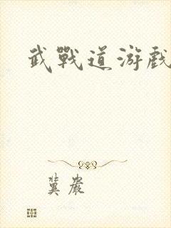 武战道游戏封面