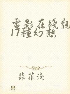 电影在线观看 17种幻想