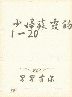 少妇苏霞的沉沦1一20