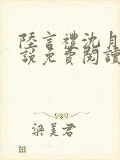 陆言礼沈月慈小说免费阅读最新章节封面