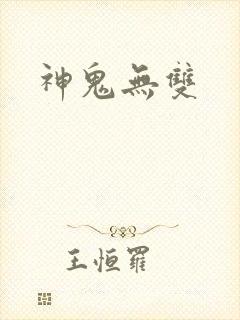神鬼无双封面
