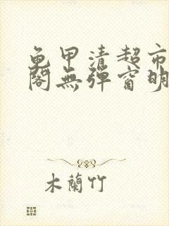 龟甲清超市笔趣阁无弹窗明星