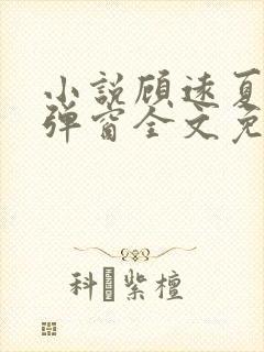 小说顾远夏婉无弹窗全文免费阅读