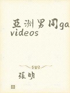 亚洲男同gayvideos