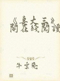 《妻大三》笔趣阁在线阅读