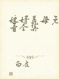 娘婿义母免费观看全集