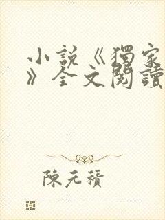 小说《独家小说》全文阅读