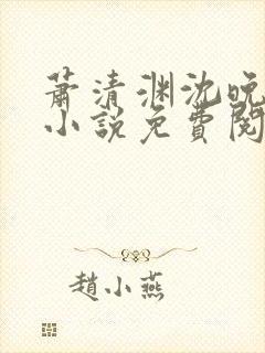 萧清渊沈晚棠的小说免费阅读