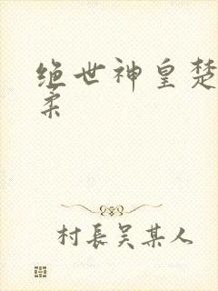 绝世神皇楚枫苏柔