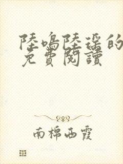 陆鸣陆瑶的小说免费阅读