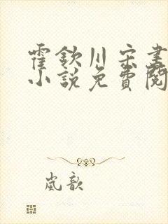 霍钦川宋书汀的小说免费阅读无弹窗