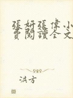 张妍张伟小说免费阅读全文封面