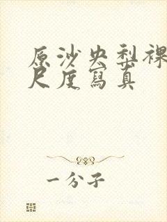 原沙央梨裸体大尺度写真