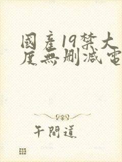 国产19禁大尺度无删减电影