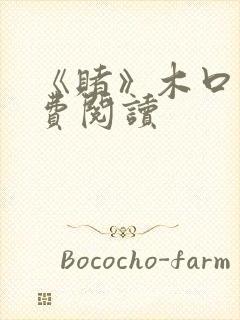 《赌》木口银免费阅读