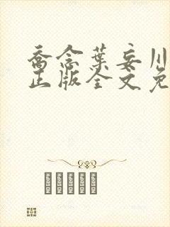 乔念叶妄川小说正版全文免费阅读