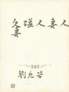 久碰人妻人妻人妻