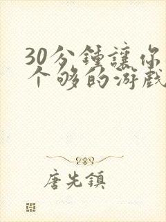 30分钟让你桶个够的游戏软件封面